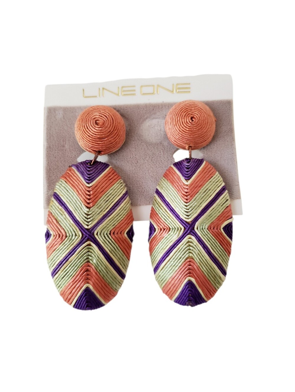 Vintage Line One Boho Clip-on Earrings